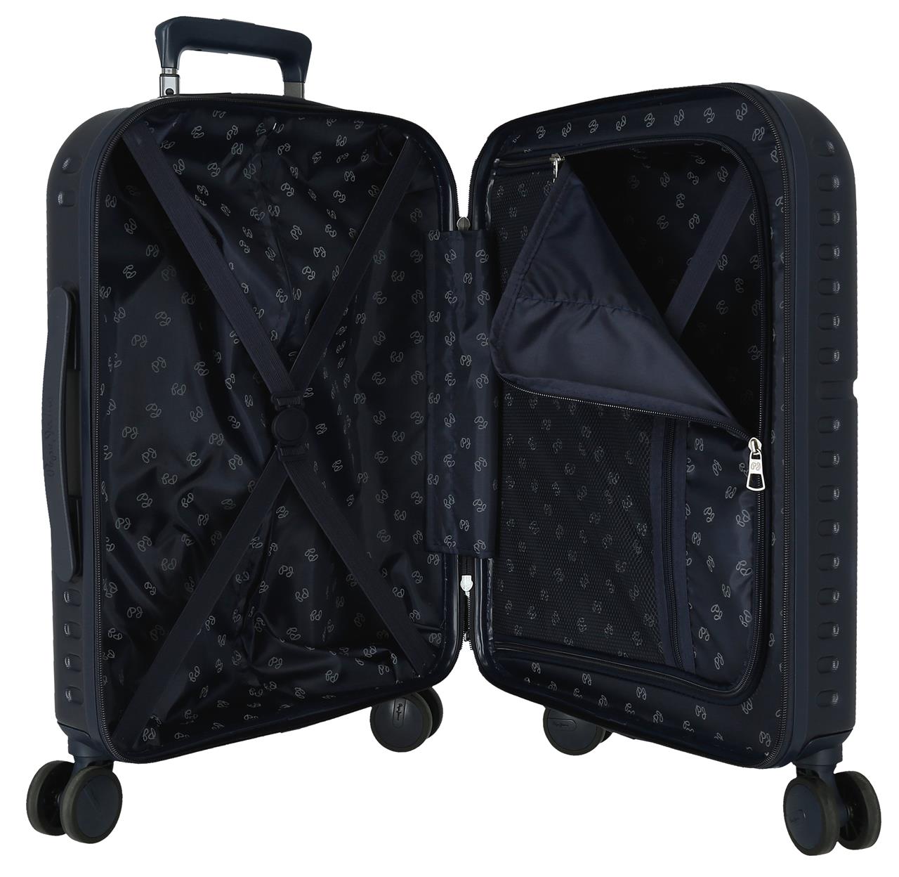 Pepe Jeans Cabin Suitcase 4 Wheels In Abs Blue Unisex