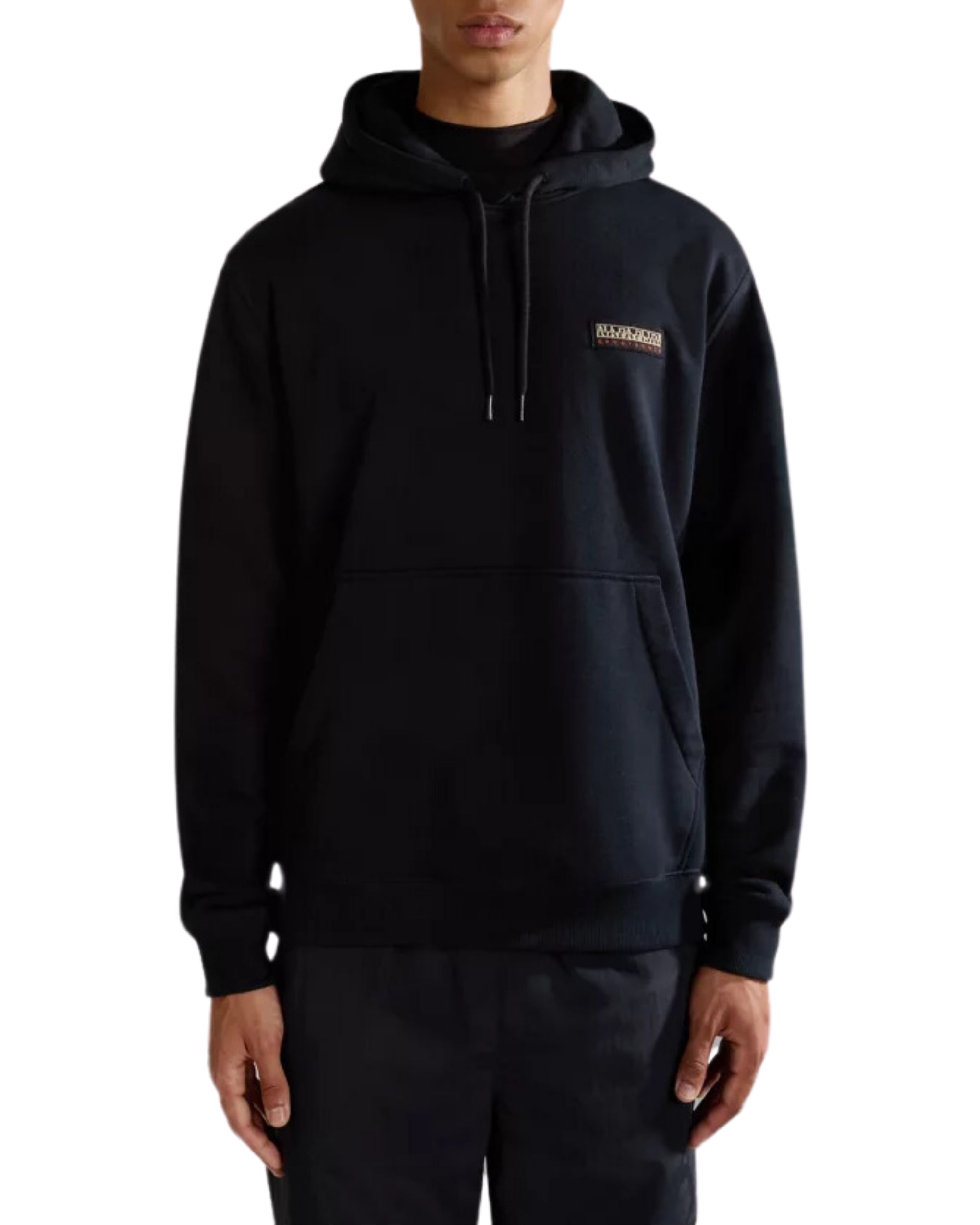 Napapijri Hoodie Iaato Cotone Nero