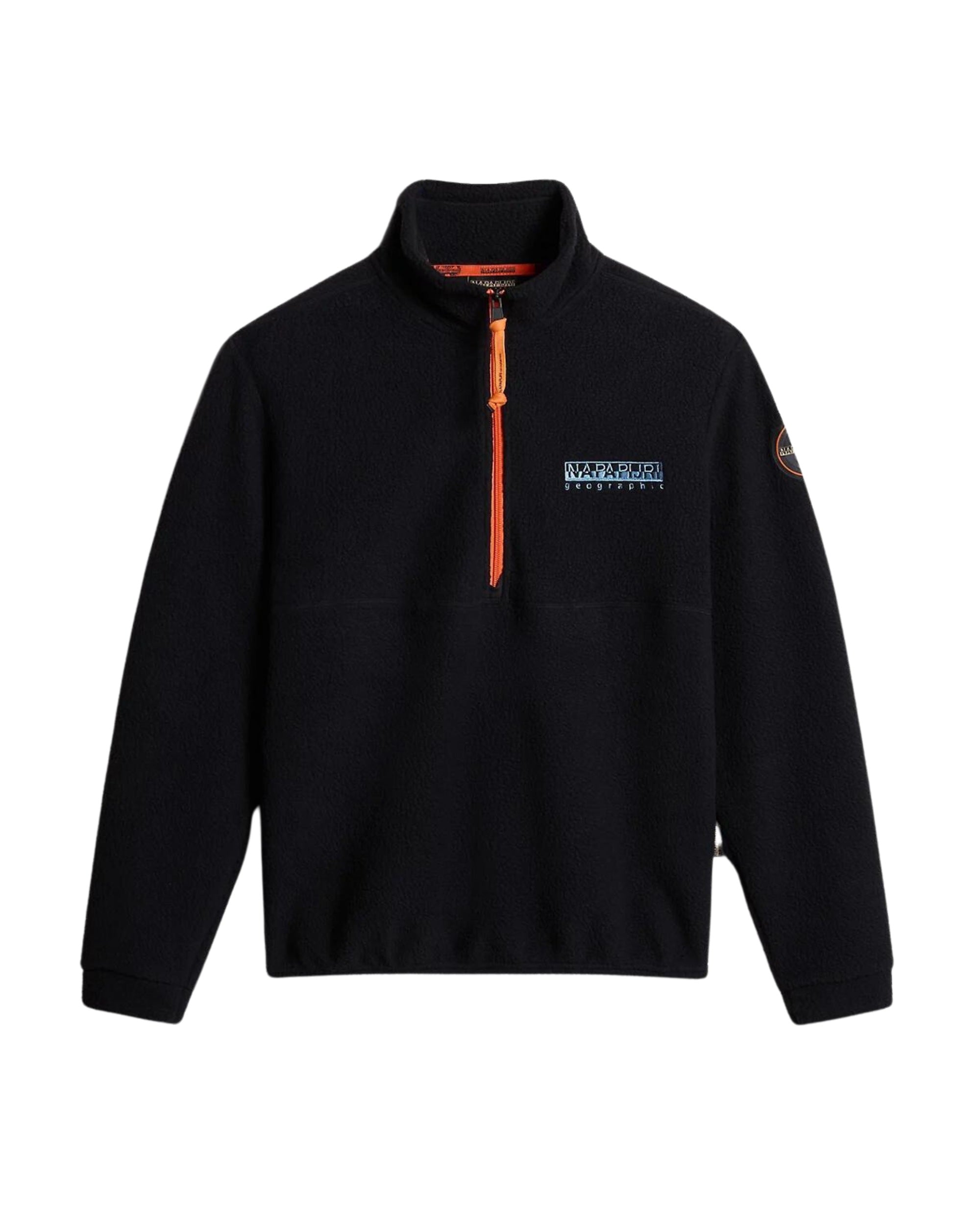 Napapijri Felpa Anderby Half-Zip Nero