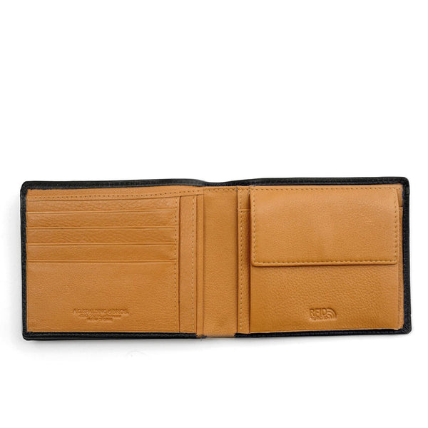 Spalding & Bros A.g. 4 Carte Di Credito Portamonete 12x10 Cm Rfid Pelle Morbida Manhattan Marrone Uomo-2