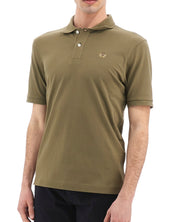 La Martina Maglia Eduardo Maniche Corte Slim Fit Verde Uomo