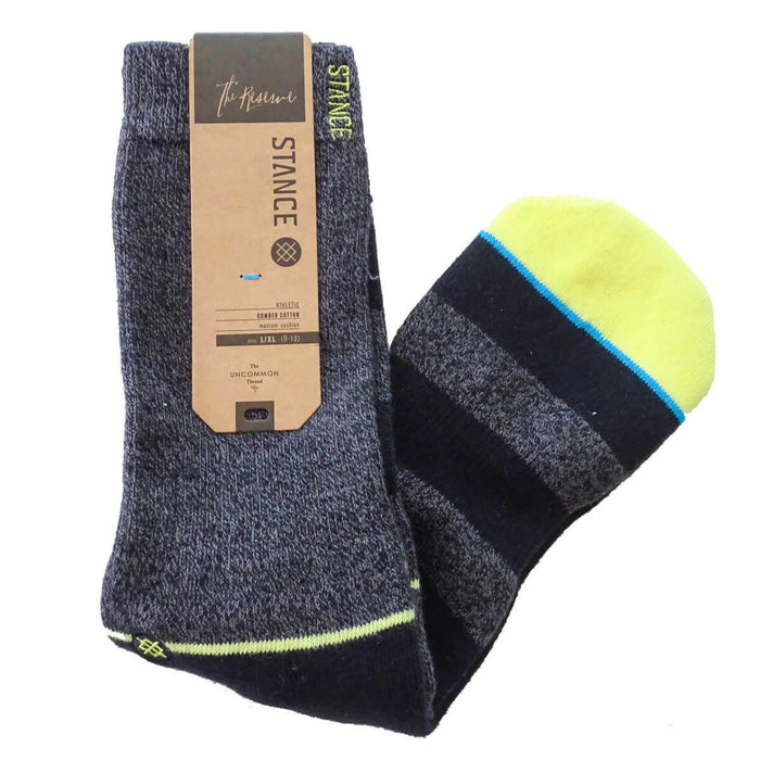 Stance Athletic Cotton Combed Socks Black Men 1