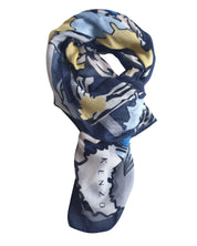 Kenzo Stola Pashmina 135x115 cm Misto Modal Multicolore