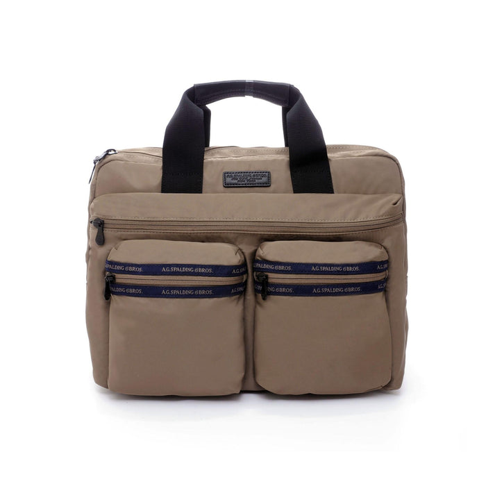 Spalding & Bros A.g. Briefcase Mack Beige Uomo 2