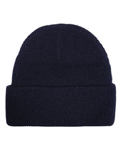 Goorin Bros. Cappello Beanie Hat Cuffia Con Patch Frontale E Logo Su Lato Blu Unisex