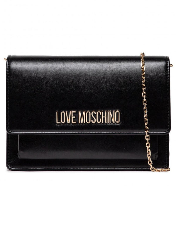 Love Moschino Borsetta Pochette da Sera con Catenella Nera