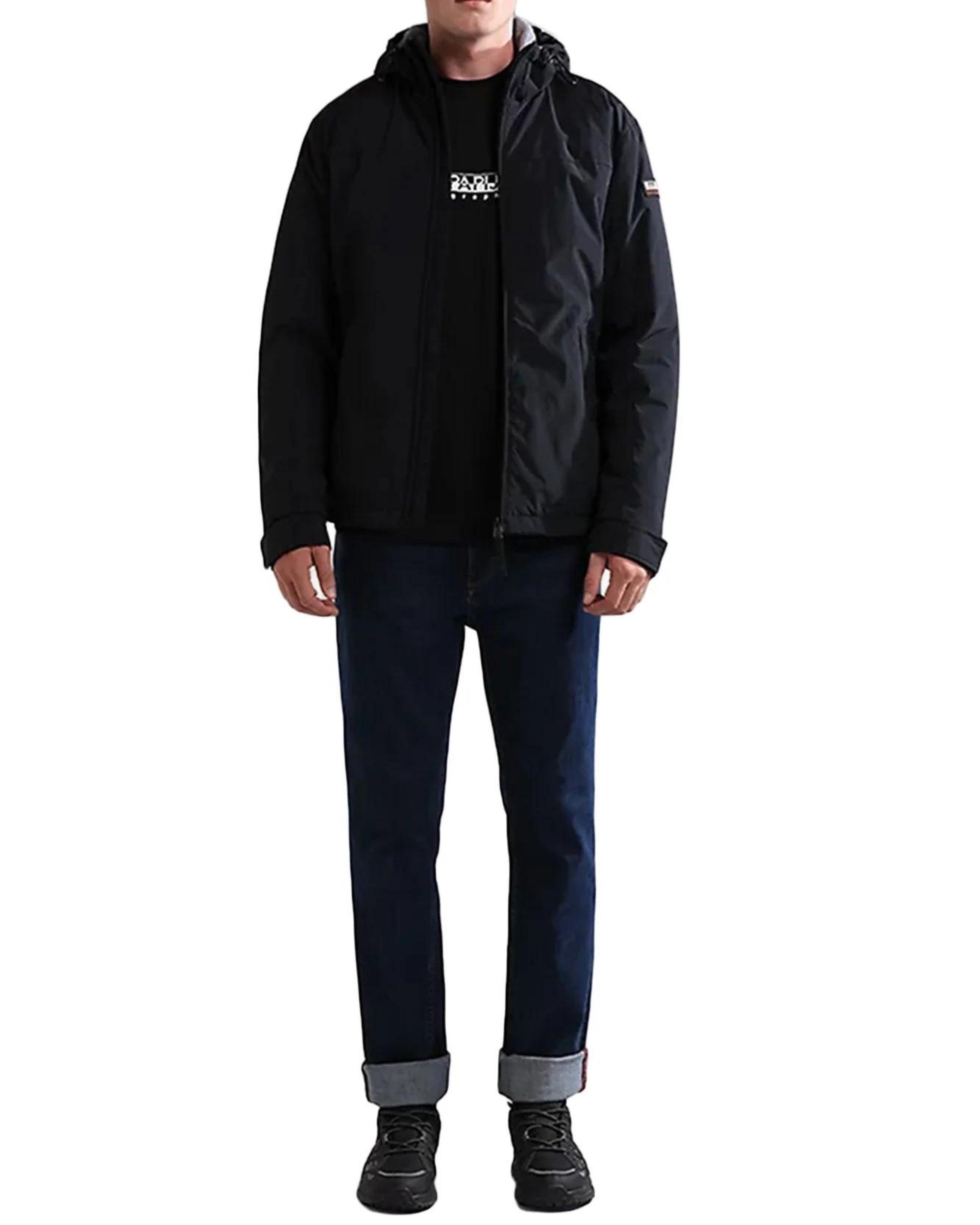 Napapijri Short Jacket Shelter Wint Black