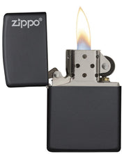 Zippo Matte Logo Black Unisex