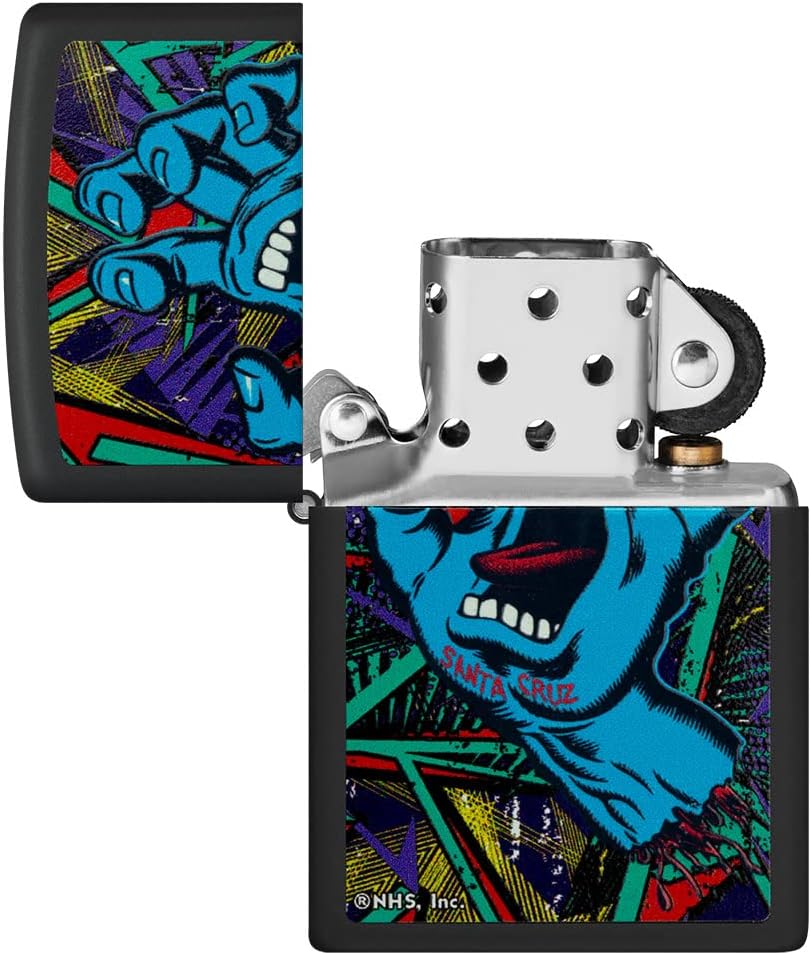 Zippo Santa Cruz Hand Illuminated Black Unisex