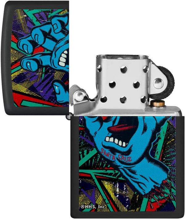 Zippo Santa Cruz Mano Illuminato Nero Unisex-2