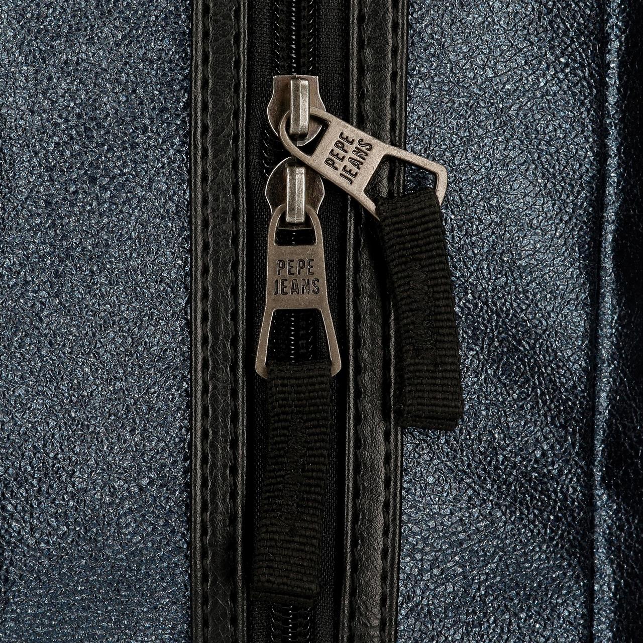 Pepe Jeans Full Zip 34x13x7 Cm Blu Uomo