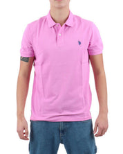U.S. Polo Assn. T-Shirt Logo Fronte e Retro Cotone Rosa