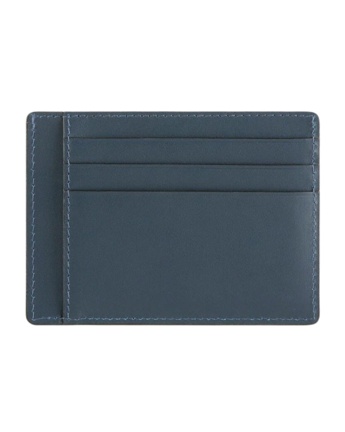 Piquadro Di Credito In Pelle Blu Unisex 2