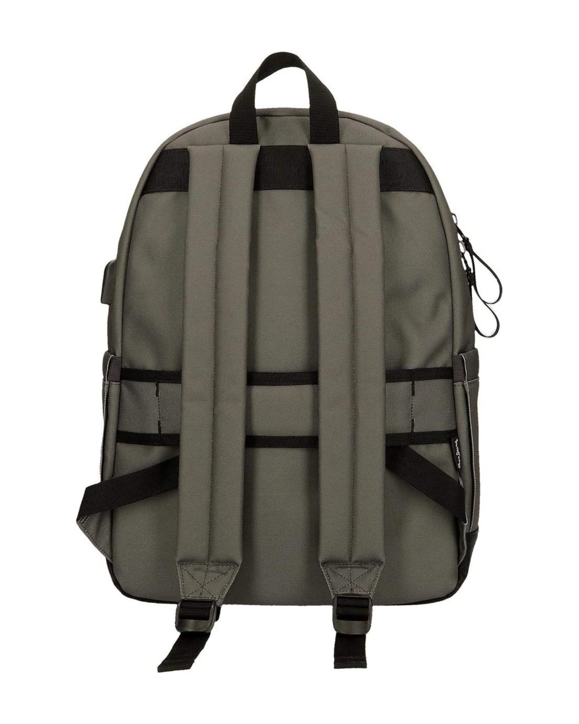 Pepe Jeans Backpack Village For Men Grey Unisex