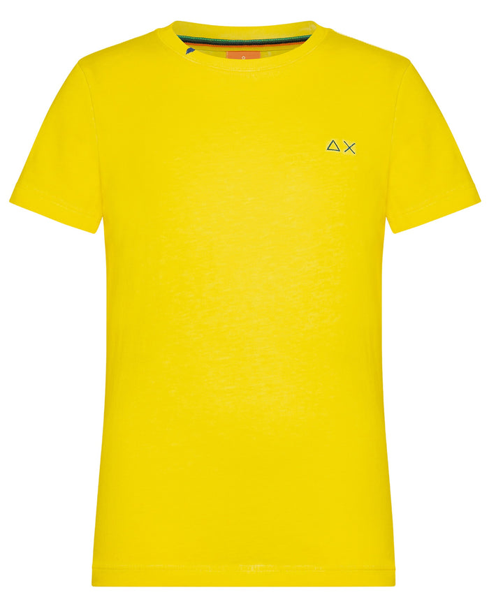 Sun68 T-Shirt Special Dyed Cotone Giallo 2