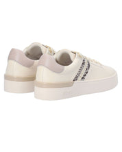 Liu Jo Sneakers Glitter Borchie Pitone Beige Pelle