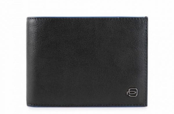 Piquadro Blue Square With Coin Purse Black Men