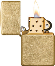Zippo Tumbled Brass Bronze Unisex