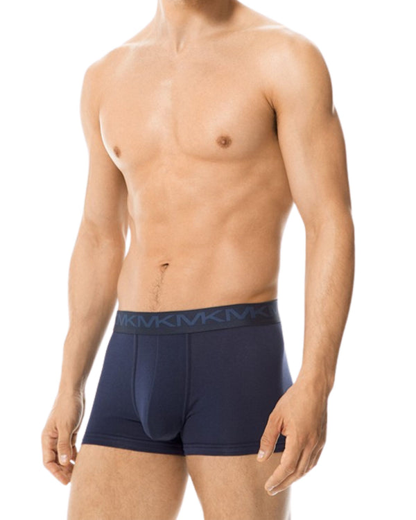 Michael Kors Tripack 3 Pezzi Set Kit Intimo Mutande Blu Uomo-2