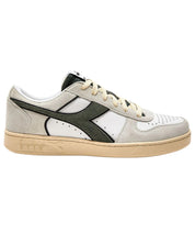 Diadora Sneakers Magic Basket Low Suede Leather Bianco
