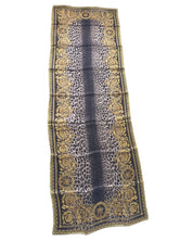 Versace Foulard Stola Pashmina Seta Nero