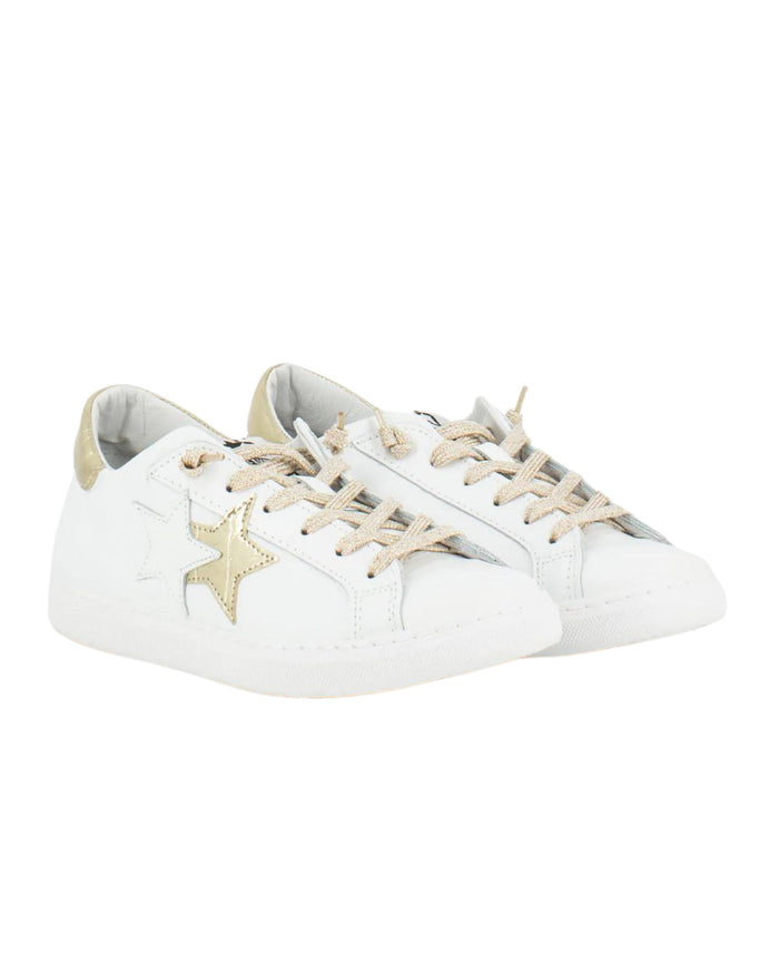 2star Sneaker Low Cocco Bianco Donna 2
