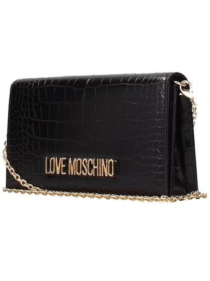 Love Moschino Borsetta Pochette Tracolla Catenella Nero 1