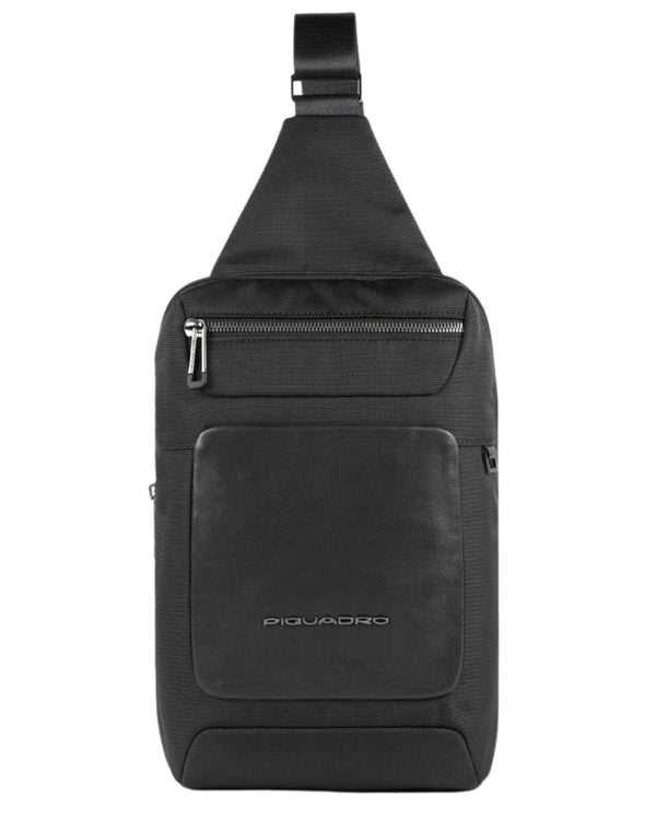 Piquadro Black Laptop Backpack for Men