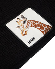 Goorin Bros. Cappello Beanie Hat Cuffia Con Patch Frontale E Logo Su Lato Nero Unisex
