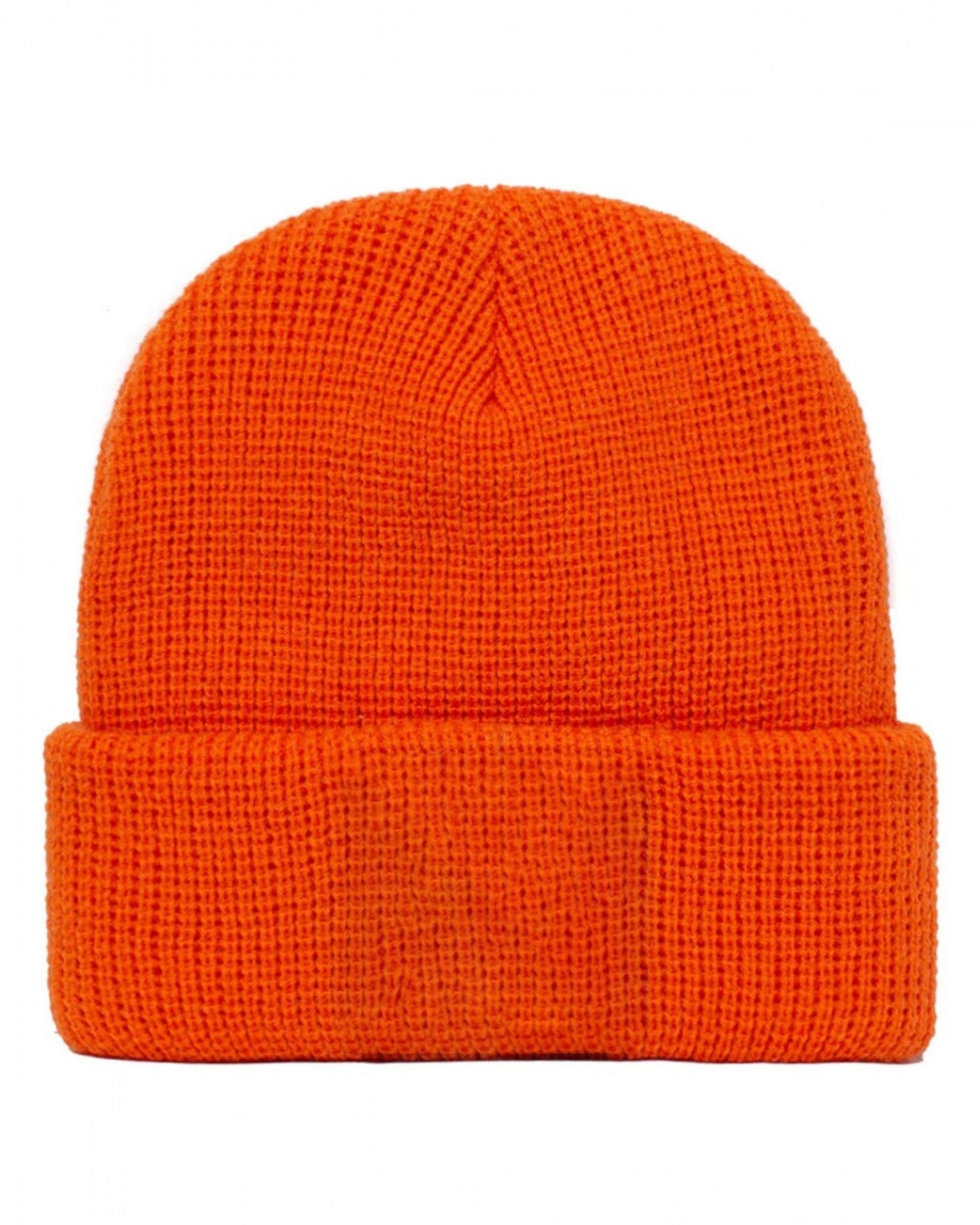 Goorin Bros. Cappello Beanie Hat Cuffia Con Patch Frontale E Logo Su Lato Arancione Unisex