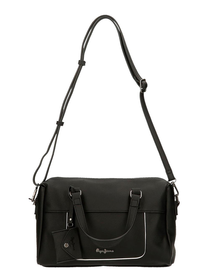 Pepe Jeans Bowling Bauletto Weekend Bag Nero Donna 7