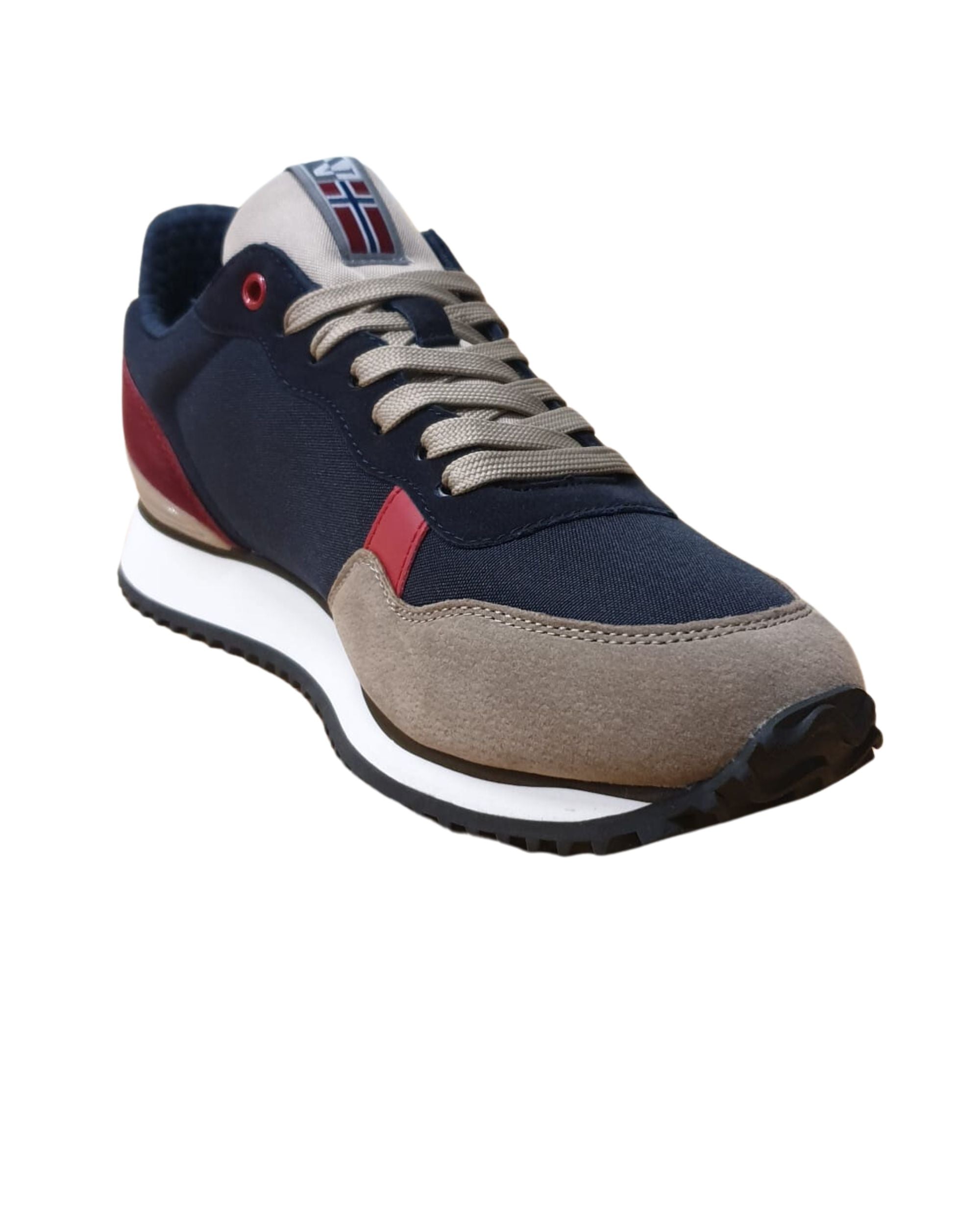 Napapijri Sneakers Basse Pelle/Tessuto Nero