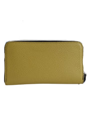 Gabs Yellow Leather Coin and Banknote Card Holder