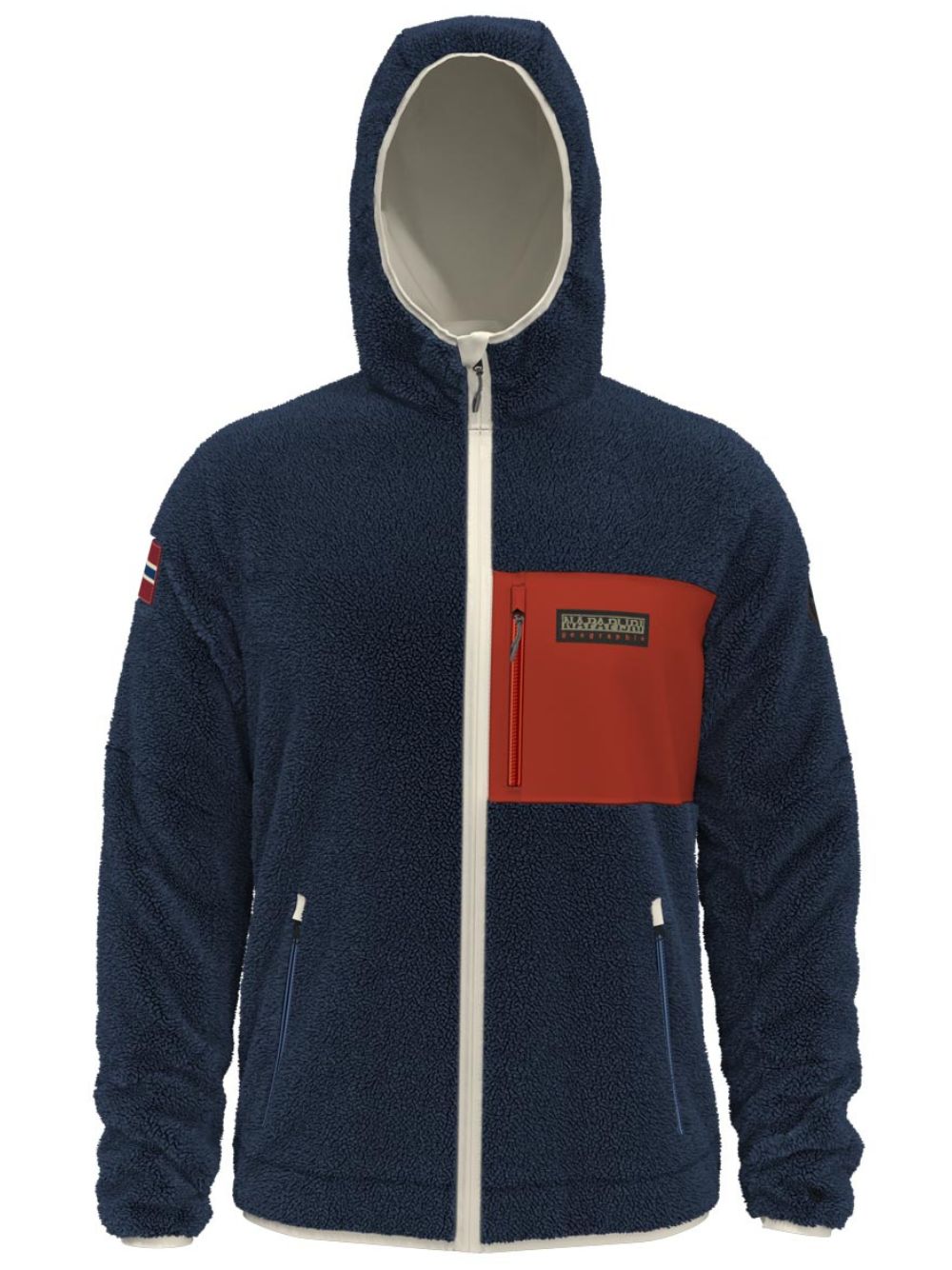 Napapijri Yupik Zip Up Hoodie Blue