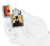 Zippo Windproof Refillable Made In Usa Executioner Silver Unisex