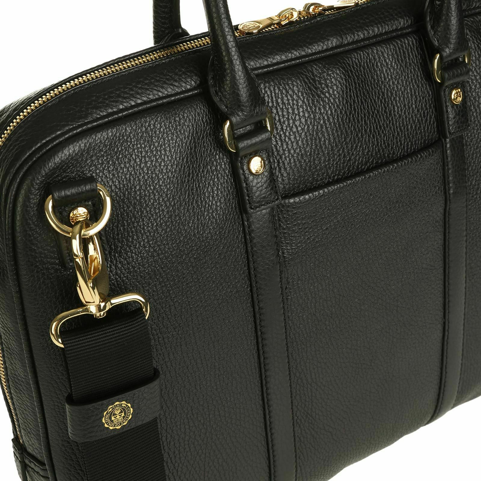 Spalding &amp; Bros Ag Messenger Shopper Shoulder Bag - Tiffany Black Women