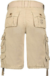 Geographical Norway Men's Beige Shorts