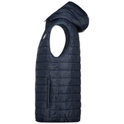 Geographical Norway Piumino Bodywarmer Cappuccio Blu Uomo