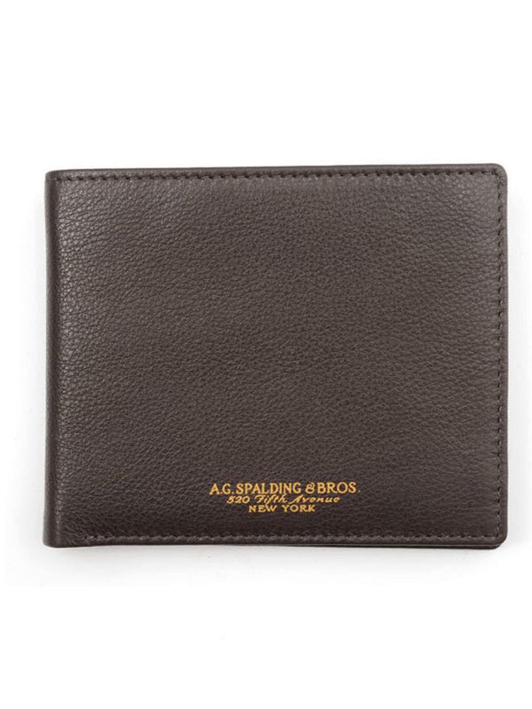 Spalding &amp; Bros Ag 4 Credit Cards Wallet 12x10 Cm Rfid Soft Leather Manhattan Brown Man