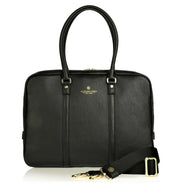 Spalding &amp; Bros Ag Messenger Shopper Shoulder Bag - Tiffany Black Women