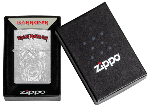 Zippo Iron Maiden Silver Unisex-2