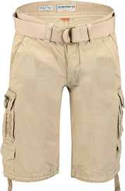Geographical Norway Men's Beige Shorts