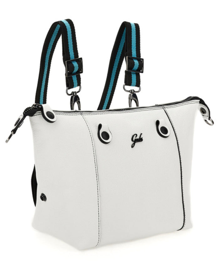 Gabs Shopper Tote Bauletto Zaino Trasformabile Bianco Donna 2