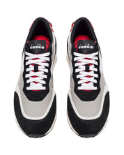 Diadora Sneakers Race Nyl Pelle Stonewashed Used Nero