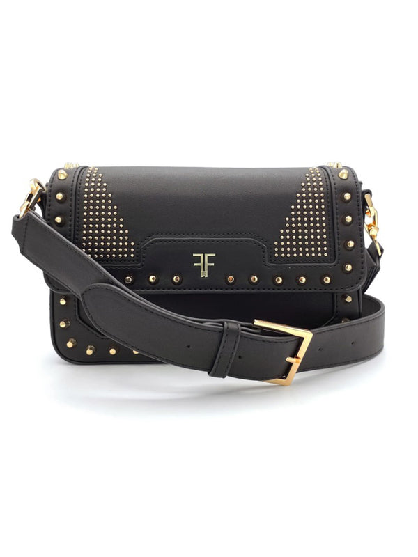 Fracomina Shoulder Bag Black Woman