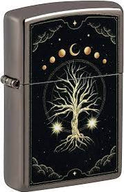 Zippo accendino USA special limited edition Mystic Nature Design Argento 48636