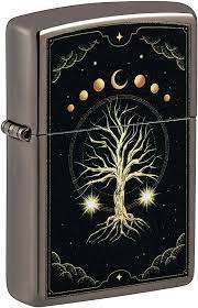 Zippo accendino USA special limited edition Mystic Nature Design Argento 48636
