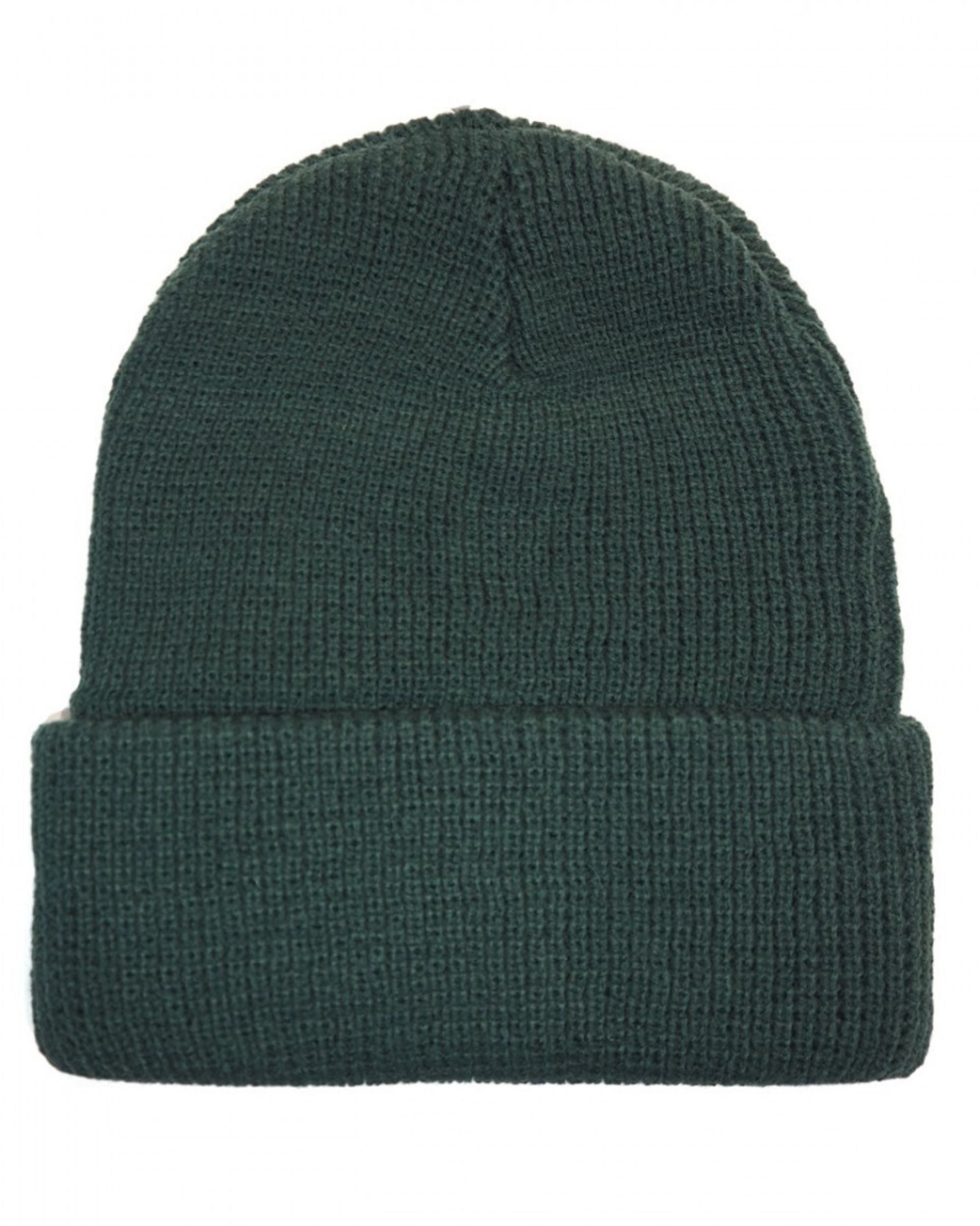 Goorin Bros. Cappello Beanie Hat Cuffia Con Patch Frontale E Logo Su Lato Verde Unisex