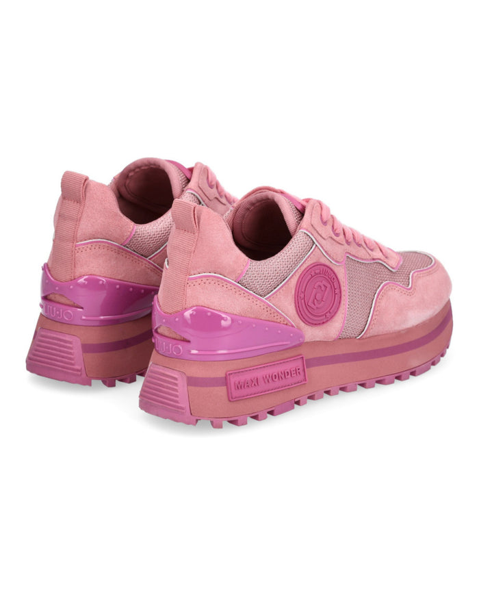 Liu Jo Sneakers Maxi Wonder 52 Pelle Rosa 3