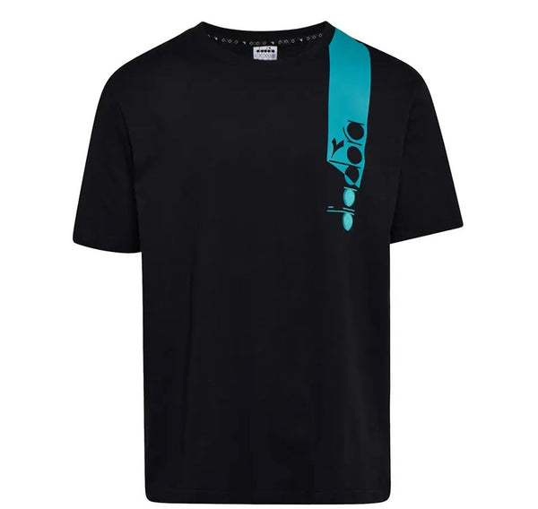 Diadora T-Shirt Icon Cotone Nero